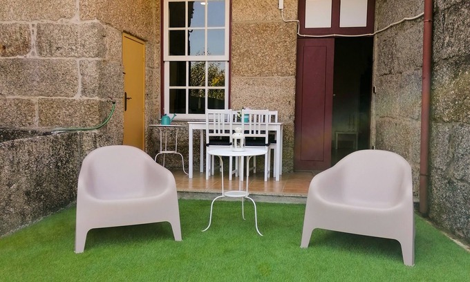 Oliveira do Castelo Apartamento | 4-As 1 dormitorio R / C Apartamento con terraza