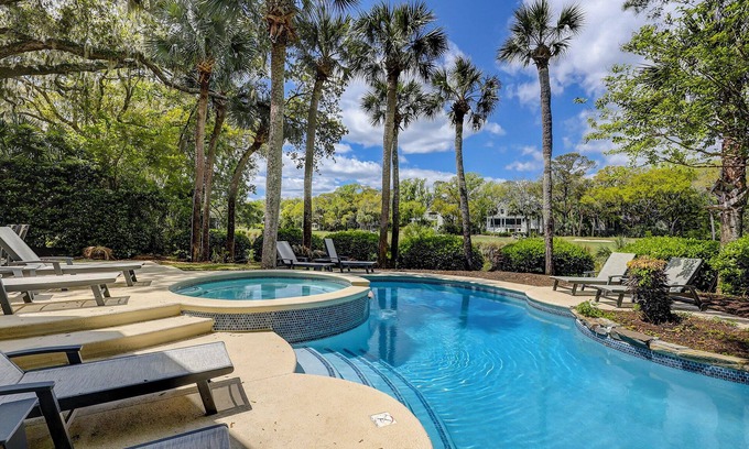 Beach Lagoon Casa | 4 Beach Lagoon Road - hermosa casa de 6 dormitorios en Sea Pines