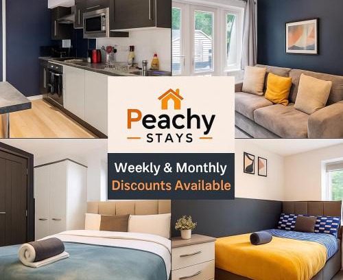 Wigan Casa | 4-Bed House for Contractors, Groups, Families, WiFi, Parking, SmartTV, Sleeps 8, Near Wigan Pier