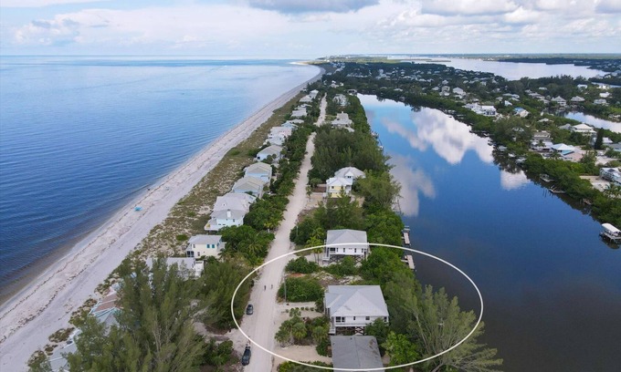 Palm Island Casa | 4 Bedroom home directly across the street from the beach!