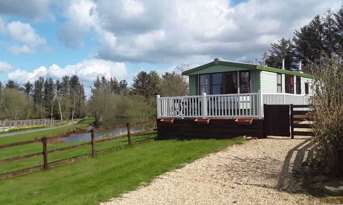 Llanon Casa | Lakeside Caravan en el campo de Gales. Corto viaje a la pintoresca costa!