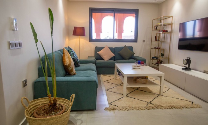 Majorelle Apartamento | 4 minutes to Jardin Majorelle ! Modern Family-sized Apartment