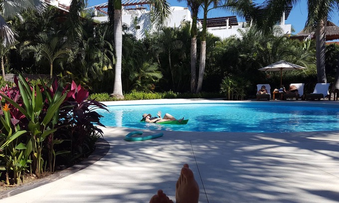 La Puntilla Villa | Villa con piscina privada, piscinas más grandes y bañera de hidromasaje, $ 333 / noche si 3 semanas. Jardines