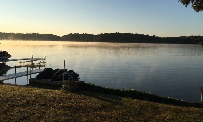 Rome City Casa | 4 seasons to relax at Sylvan Lake Indiana waterfront property