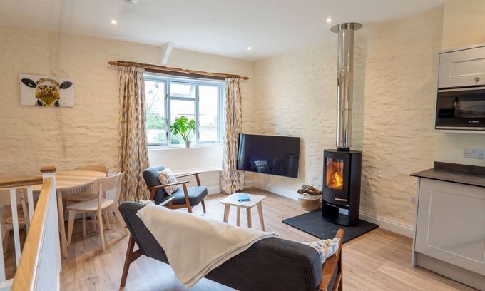 Boscastle Casa | 4 * Sin alimentación, estancia en una granja casa. capacidad para 4 personas