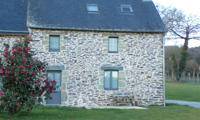Mur-de-Bretagne Casa | 400 m del lago Guerledan Bretaña casa rural 6 personas