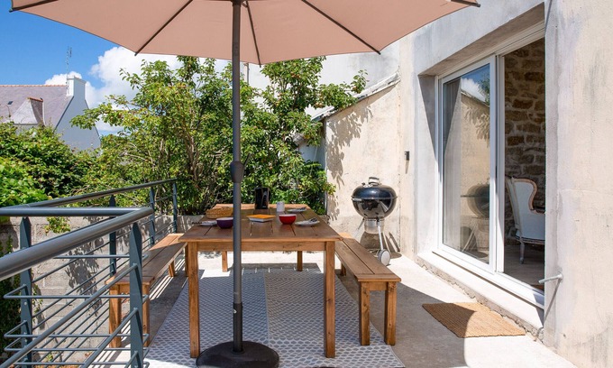 Plobannalec-Lesconil Casa | 400m de la playa- Terraza- Bonita casa para 5
