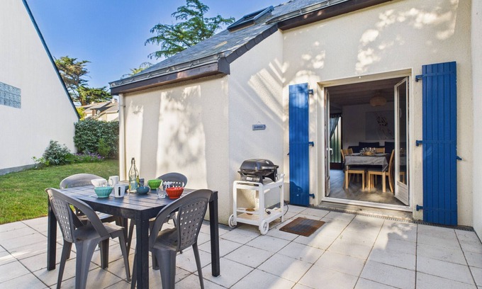 Le Pouliguen Chalet De Esquí | A 400m de la playa, jardín, casa para 5