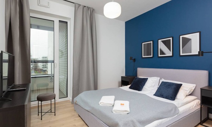 Zoliborz Apartamento | 41 m² Apartamento ∙ 1 habitación ∙ 4 personas