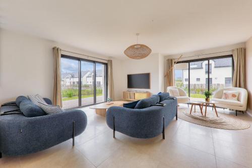 Saint-Philibert Casa | 450m de la plage, grande maison pour 10
