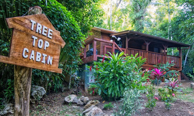 Ribera del río Macal Cabina | $ 49 - $ 74 por noche! Alquiler de vacaciones de un dormitorio en Belice en la selva tropical