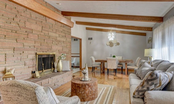 West Omaha Casa | 4bed/2bath retreat:Modern comfort, timeless charm. Your Ideal short-term escape.