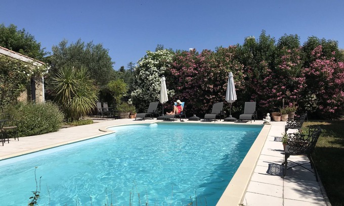 Trausse Villa | 4ch, 4sdb, Grande Piscine, Idéale Pour Familles