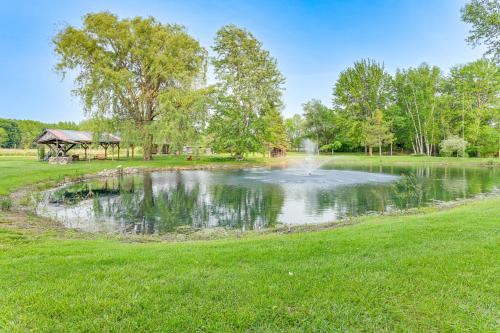 Deford Casa | 5-Acre Kingston Getaway Pond, Peacocks and Fire Pit