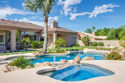 Central Scottsdale Apartamento | 5 bd Luxury Oasis Heated Pool Spa Pickle Ball
