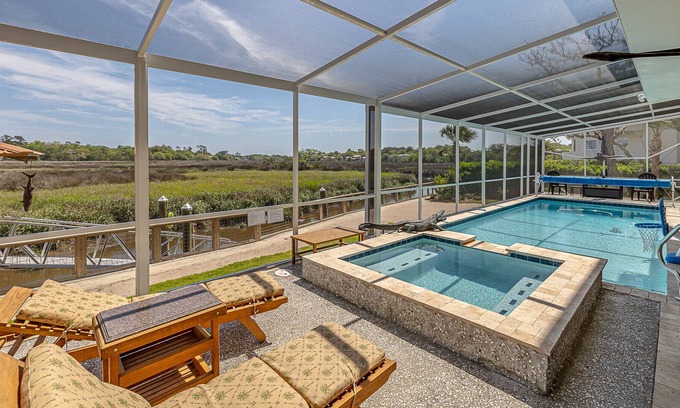 Epworth Acres Casa | 5 BR/4.5 BA | Dunbar Creek | Screened-In Pool