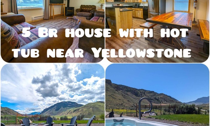 Gardiner Casa | 5 br house with gorgeous mountain and river view by Yellowstone