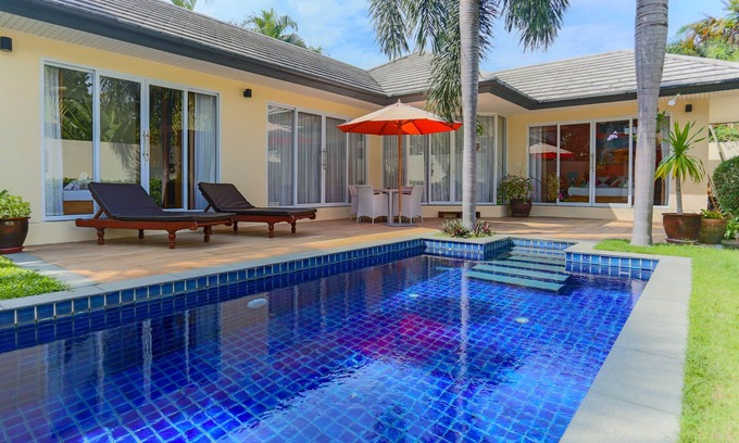 Lipa Noi Villa | Villa de vacaciones de 2 dormitorios, piscina privada a 50 metros de la playa, WIFI gratuito