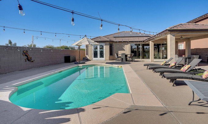Surprise Farms Casa | 5 Mi to Surprise Stadium: Chic Home w/ Pool