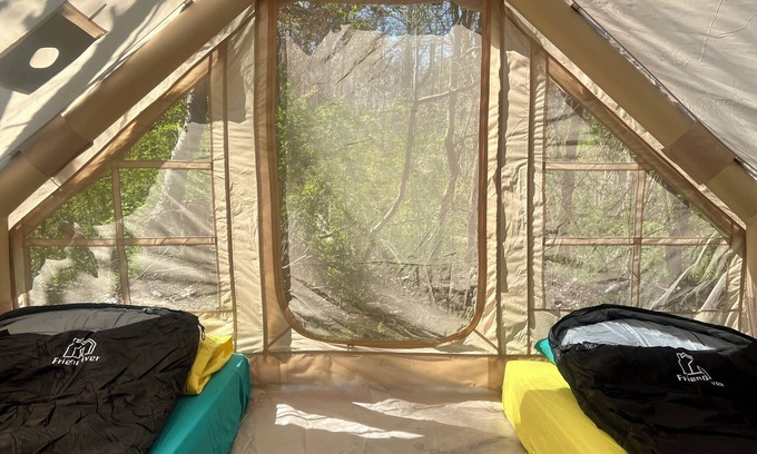 South Haven Cama Y Desayuno | 5 Minutes To Beach & Downtown - Safari Tent for Two