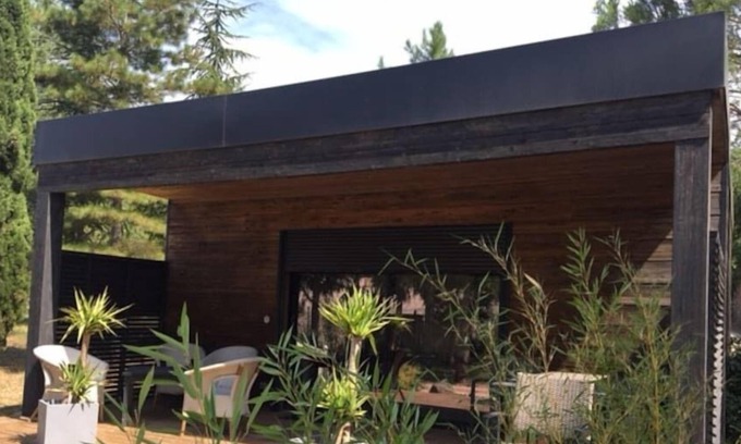 Bedarieux Casa | 5 Nice spacious chalet 2/3 p quiet - air conditioning swimming pool