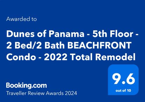 Gulf Lagoon Beach Apartamento | 5-STAR BEACHFRONT D505 - Total Remodel - Nov & Dec Snowbirds Welcome!