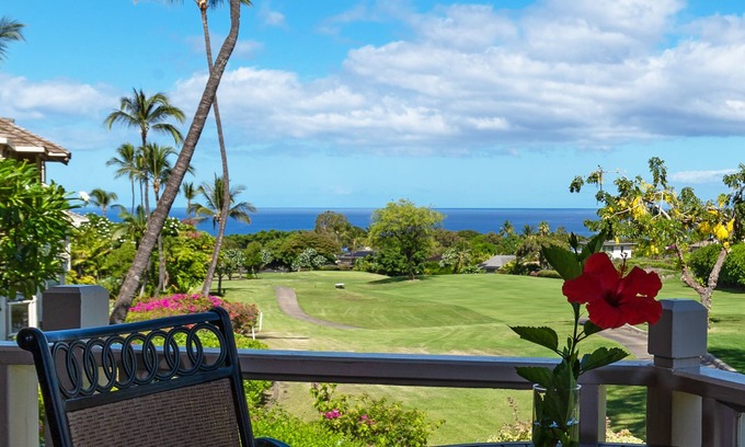 Wailea Villa | Vista al mar, planta baja, casa de playa, decoración elegante