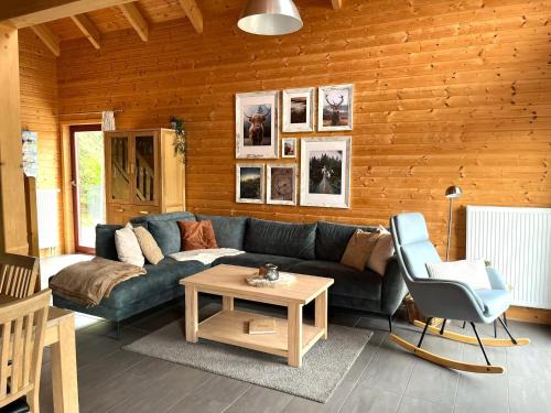 Rieden Casa | 5 Sterne Ferienhaus Annika mit Kamin, Seeblick und großer Terrasse