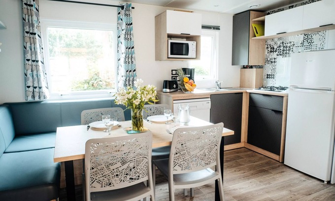 Mezos Casa | Camping Sen Yan ***** - Mobile Home 5 Habitaciones 10 Personas 2 bathr.
