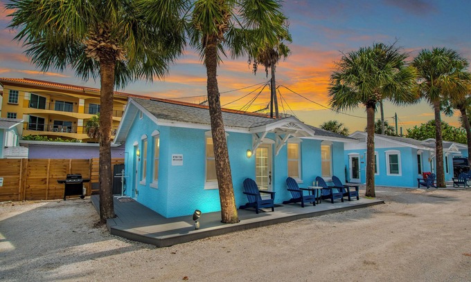 Indian Rocks Beach Cabaña | 50 Steps to Beach, Family Friendly, Heated Pool