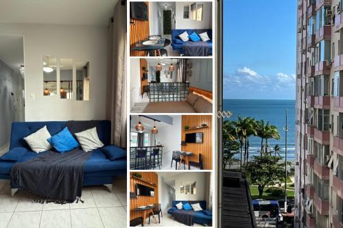 Embare Apartamento | 50m da PRAIA, VISTA Lateral para o MAR, Portaria 24hrs, Próximo do Shopping PRAIA-MAR, Em cima do Mercado Pão de Açucar