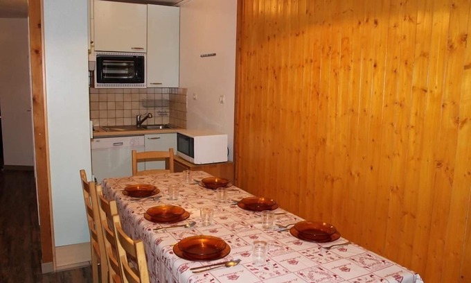 Val-Thorens Apartamento | 100m del centro estación, 3.o piso, balcón, tv, 48m², Val Thorens