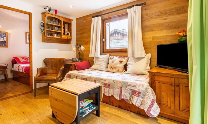 Le Praz Apartamento | 54 M² With Garden In The Center/Near The Slopes