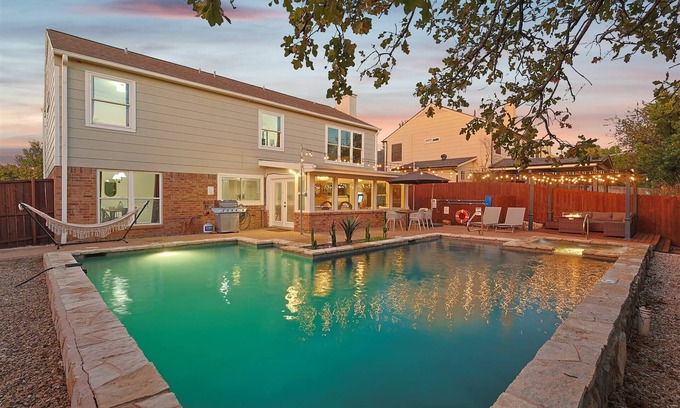 North Richland Hills Casa | 5BD, 3BA Retreat, Pool, Firepit, Cinema, Games, BBQ