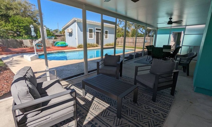 Neptune Beach Casa | 5BR/4BA Pool & Tiny Home | Good Morning Rentals