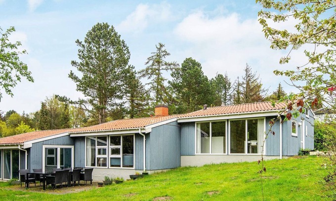 Skødshoved Strand Casa | Amplia casa de vacaciones con piscina en Knebel