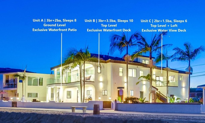 Central Mission Beach Villa | 60 'de ataque de agua ☆ 8bd + 7ba Villa ☆ AC ☆ ❤ de MB