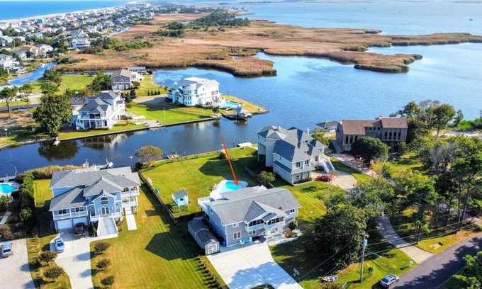 Sandbridge Casa | 6BR Bayside, EV, Pool/HotTub, Aug/Sep Discounts!