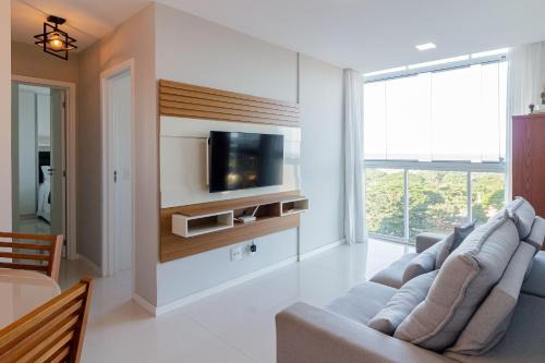 Jockey de Itaparica Apartamento | 6º Andar 2Q com Vista Mar + Wi-Fi NOMDS