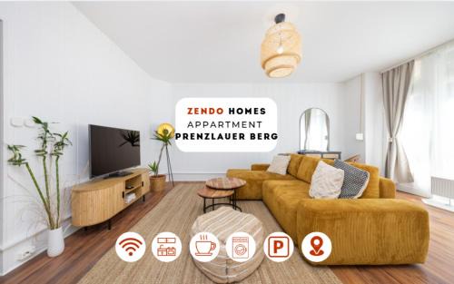Pankow Apartamento | 6P Apt, Central, Family Friendly, Fast Internet, Work Station, Washer, Parking