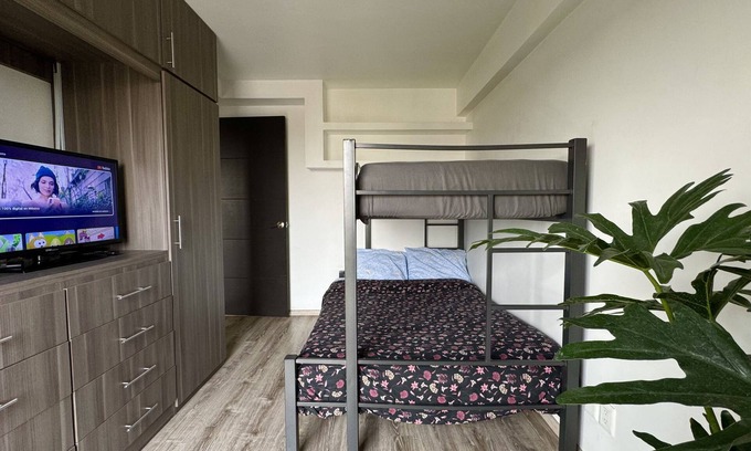Barrio Villa de Guadalupe Apartamento | 7 camas a 15 mins del centro