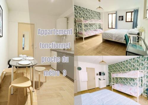 Bagnolet Apartamento | 721 Appartement fonctionnel proche du métro ligne 9