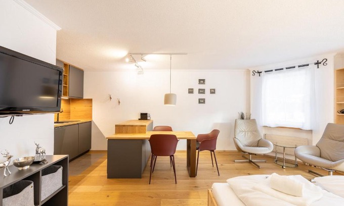 Vulpera Apartamento | 7304 Pure Freude in dieser stilvoll renovierten Wohnung mit moderner Kueche