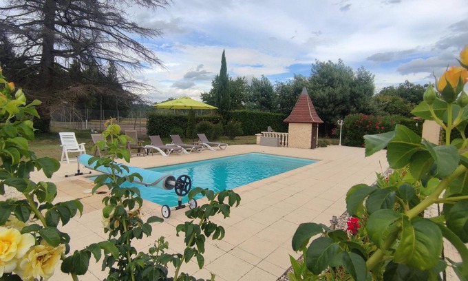 Prigonrieux Villa | Detached house of 75 m² with heated swimming pool and tennis court