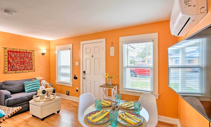 North Long Beach Cabaña | 8 Mi to Aquarium: Long Beach Bungalow w/ Patio!