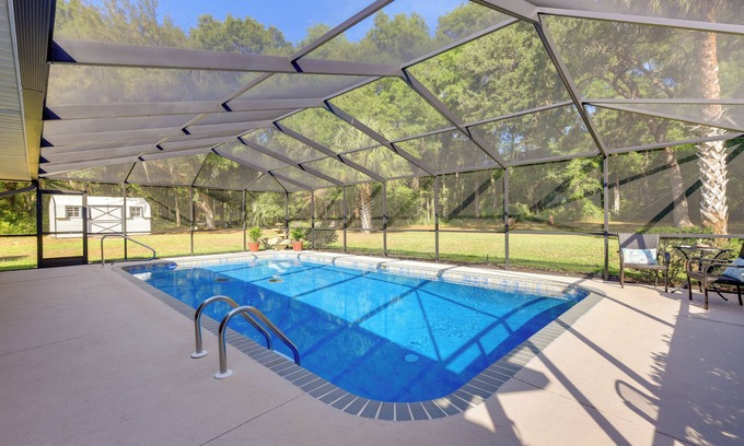 Citrus Springs Casa | ‘Pointe of View’ Casa de Dunnellon con piscina privada