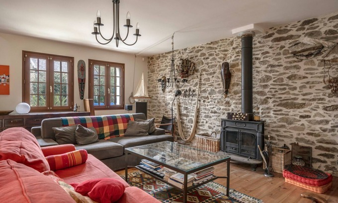 Sarzeau Chalet De Esquí | 800m de la playa, casa familiar para 7