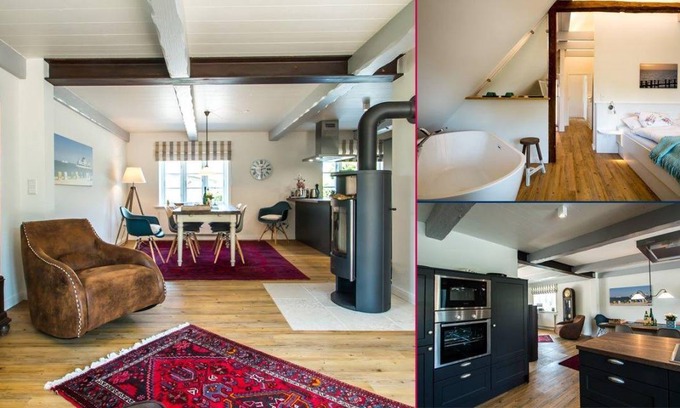 Oldsum Apartamento | 90 m² Apartamento ∙ 2 habitaciones ∙ 5 huéspedes