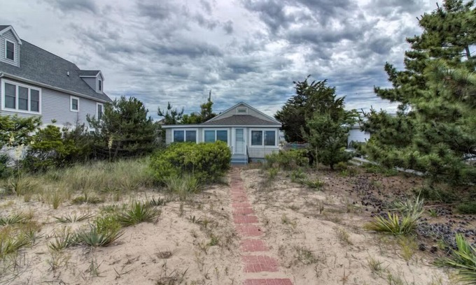 Prime Hook Beach Casa | Frente a la playa en Primehook Beach.