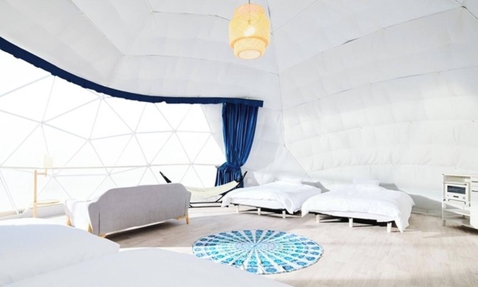 Katakai Alquiler De RV | 9m Dome Tent C Accommodation only plan4 people / Sanbu District Chiba